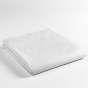 Drap plat 1 pers. 180 x 290 cm coton 57 fils Lina Blanc
