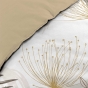 Parure de lit Bastille - Housse de couette 240x220 cm + Drap-housse beige 140x190 cm