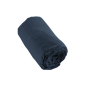 Pack housse de couette 140 x 200 cm + drap housse 90 x 190 cm flanelle Minuit