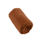 Pack housse de couette 140 x 200 cm + drap housse 90 x 190 cm flanelle Tomette