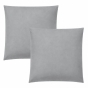 Lot de 2 taies d’oreiller Duo Protect 63 x 63 cm Coton 57 fils/cm² Imperméables Nuage