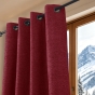 Rideau occultant phonique et thermique doublé polaire 140 x 240 cm Arctica 100% opaque Cerise