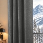 Rideau occultant phonique et thermique doublé polaire 140 x 240 cm Arctica 100% opaque Granite