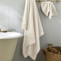 Drap de bain Softy 100 x 150 cm – Éponge Zero Twist 100% coton peigné 600 g/m² – Ivoire