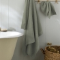 Drap de bain Softy 100 x 150 cm – Éponge Zero Twist 100% coton peigné 600 g/m² – Romarin