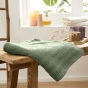 Drap de Douche Spa 70 x 140 cm 100% Coton 400 gr/m² - Romarin