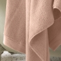 Drap de douche Softy 70 x 140 cm – Éponge Zero Twist 100% coton peigné 600 g/m² – Rose poudré