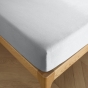 Drap Housse 160 x 200 cm Nuage – 100% Coton 57 Fils/cm²- Bonnet 30 cm