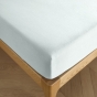 Drap Housse 90x190 cm 1 Place 100% Coton 57 Fils/cm² Bonnet 30 cm Menthe
