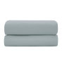Drap-Housse 180 x 200 cm Prestige Céladon – Satin de Coton Peigné 120 fils/cm² – Bonnet 30 cm