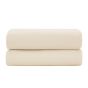 Drap-Housse 180 x 200 cm Prestige Crème – Satin de Coton Peigné 120 fils/cm² – Bonnet 30 cm