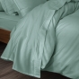 Drap Plat Percale 240 x 300 cm – Pur Coton Peigné Longues Fibres 80 Fils/cm² - Céladon