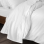 Drap Plat Percale 240 x 300 cm – Pur Coton Peigné Longues Fibres 80 Fils/cm² - Blanc
