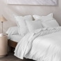 Drap Plat Percale 240 x 300 cm – Pur Coton Peigné Longues Fibres 80 Fils/cm² - Blanc