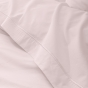 Drap Plat Percale 240 x 300 cm – Pur Coton Peigné Longues Fibres 80 Fils/cm² - Rose