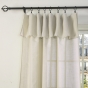 Rideau ajustable 140 x 270 cm + 8 anneaux pinces – Effet lin EVASION Nuage