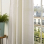 Rideau ajustable 140 x 270 cm + 8 anneaux pinces – Effet lin EVASION Nuage