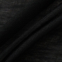 Rideau ajustable 140 x 270 cm + 8 anneaux pinces – Effet lin EVASION Noir