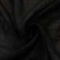 Rideau ajustable 140 x 270 cm + 8 anneaux pinces – Effet lin EVASION Noir