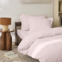 Housse de couette 140 x 200 cm Grand Hôtel Rose — Percale de coton peigné 80 fils/cm²
