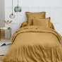 Drap Housse 90x190 cm 1 Place 100% Coton 57 Fils/cm² Bonnet 30 cm Miel