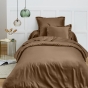 Drap Housse 90x190 cm 1 Place 100% Coton 57 Fils/cm² Bonnet 30 cm Taupe