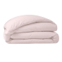 Housse de couette Percale de coton peigné 80 fils/cm²- 260 x 240 cm - Rose
