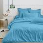 Housse de Couette 260 x 240 cm – 100% Coton 57 Fils/cm² – Cyan