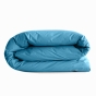 Housse de Couette 260 x 240 cm – 100% Coton 57 Fils/cm² – Cyan