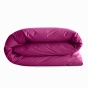 Housse de Couette 260 x 240 cm – 100% Coton 57 Fils/cm² – Magenta