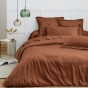 Housse de Couette 260 x 240 cm – 100% Coton 57 Fils/cm² – Paprika