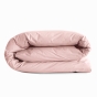 Housse de Couette 260 x 240 cm – 100% Coton 57 Fils/cm² – Rose Dragée