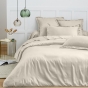 Housse de Couette 260 x 240 cm – 100% Coton 57 Fils/cm² – Sable