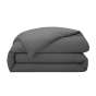 Housse de Couette 240 x 220 cm Prestige 120 Fils/cm² Satin de Coton Graphite