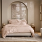 Housse de couette Prestige 260 x 240 cm Rose Blush – Satin de coton peigné 120 fils/cm²