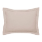 Taie d'Oreiller 50 x 70 cm Rose blush – Satin de Coton 120 Fils/cm² – Hôtellerie Haut de Gamme
