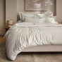 Taie d'Oreiller 50 x 70 cm Sable – Satin de Coton 120 Fils/cm² – Hôtellerie Haut de Gamme