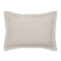 Taie d'Oreiller 50 x 70 cm Sable – Satin de Coton 120 Fils/cm² – Hôtellerie Haut de Gamme