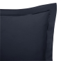 Taie d'Oreiller 65x65 cm Bleu velours – Satin de Coton 120 Fils/cm² – Hôtellerie Haut de Gamme