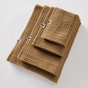 Serviette invité 50 x 90 cm - Quadruple Gaze de Coton 220 g/m² - Gaia Camel