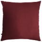 Parure de lit 240 x 220 cm Double gaze de coton GAÏA Bordeaux + 2 taies 60x60 cm