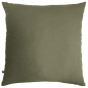 Parure de lit 260 x 240 cm + 2 taies 60 x 60 cm double gaze de coton GAÏA Romarin