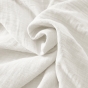 Cache-sommier 180 x 200 cm – Double Gaze de Coton 125 g/m² – Gaïa Blanc