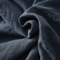 Drap-housse 180 x 200 cm – Double Gaze de Coton 125 g/m² – Gaïa Minuit