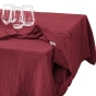 Nappe rectangulaire 150 x 350 cm – Double gaze de coton – Gaïa Bordeaux