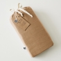 Drap-housse 180 x 200 cm – Lyocell uni Camel – LYSANDRE – Bonnet 30 cm