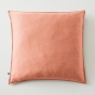 Lot de 2 taies d’oreiller 63 x 63 cm Lyocell uni – LYSANDRE Terracotta