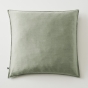 Lot de 2 taies d’oreiller 63 x 63 cm Lyocell uni – LYSANDRE Thym