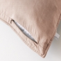 Lot de 2 taies d’oreiller 63 x 63 cm Lyocell uni – LYSANDRE Blush