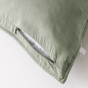 Lot de 2 taies d’oreiller 63 x 63 cm Lyocell uni – LYSANDRE Thym